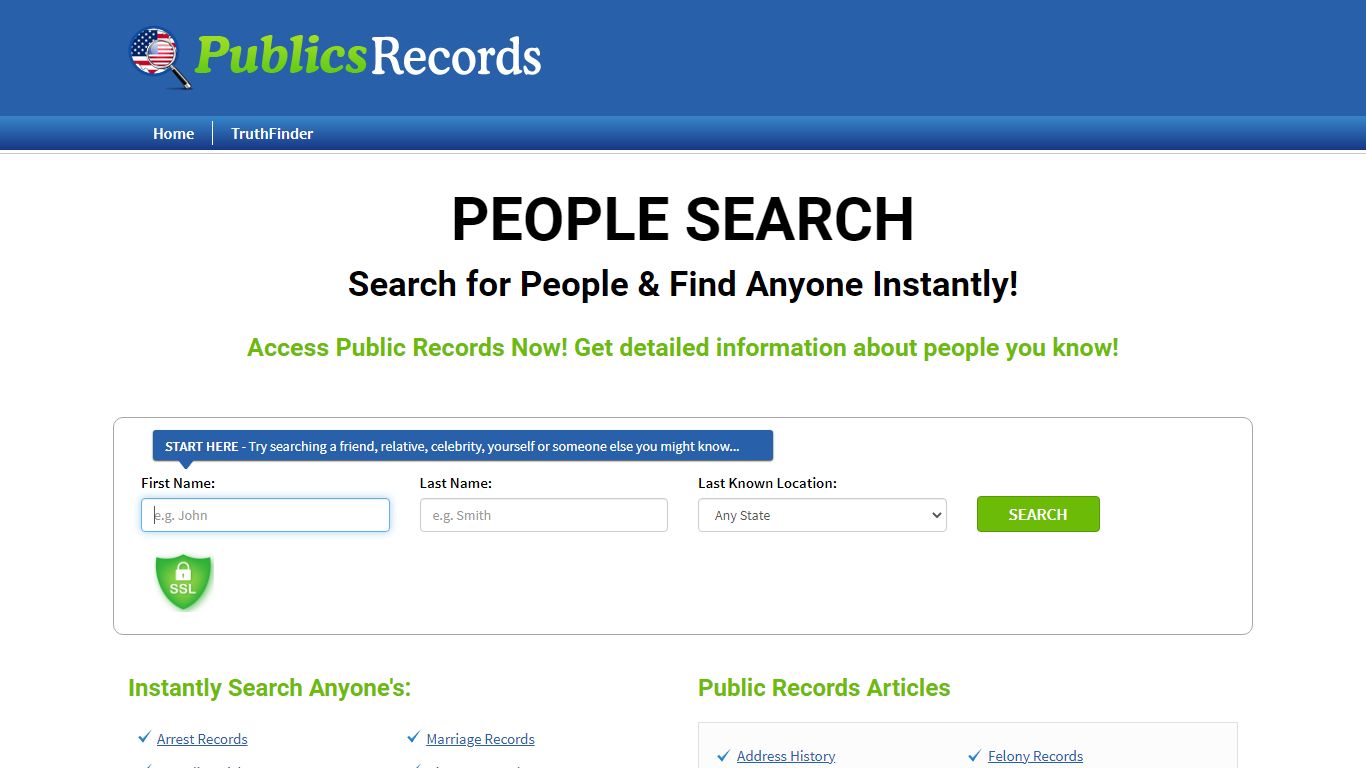 Find people Search free For Anyone - Public Records Reviews